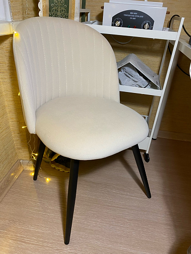 Стул на металлокаркасе Gabi gray / black фото покупателя 954