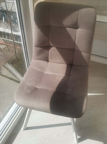 Стул на металлокаркасе Чилли К кирпичный / черный фото покупателя 704