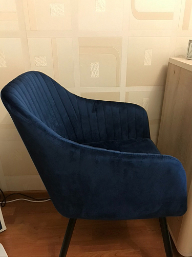 Стул на металлокаркасе Slam синий фото покупателя 89