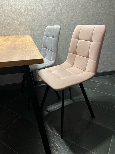 Комплект стульев Чилли 2 шт бежевый / черный фото покупателя 750