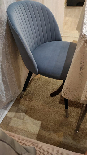 Стул на металлокаркасе Gabi 1 light purple / black фото покупателя 282