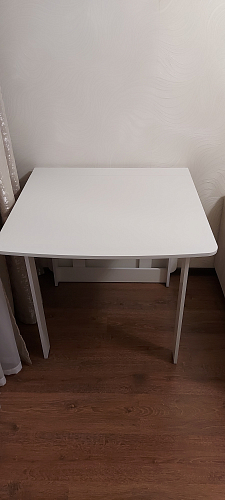 Стол обеденный раздвижной СтК4 дуб молочный фото покупателя 4