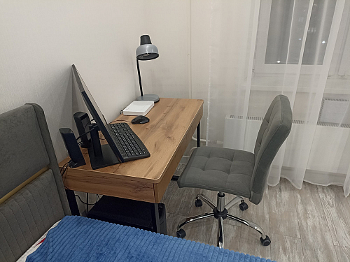 Компьютерное кресло Fiesta/Фиеста флок серый 29 фото покупателя 35