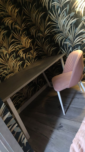 Стол Лота Лофт 140 25 мм черный матовый / бетон фото покупателя 625