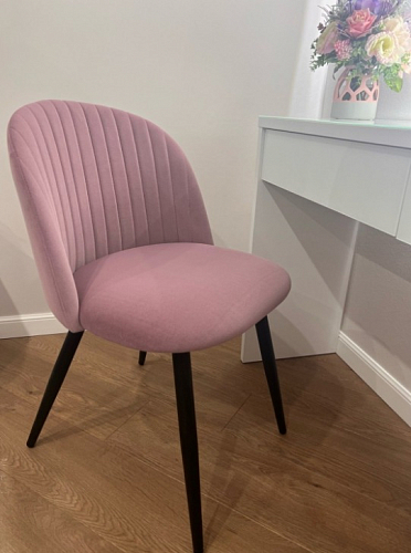 Стул на металлокаркасе Gabi gray / black фото покупателя 6