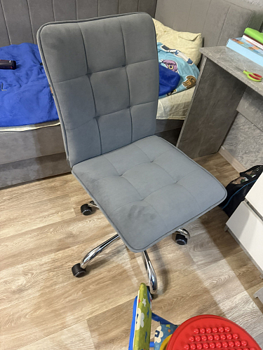 Компьютерное кресло One флок серый 29 фото покупателя 76