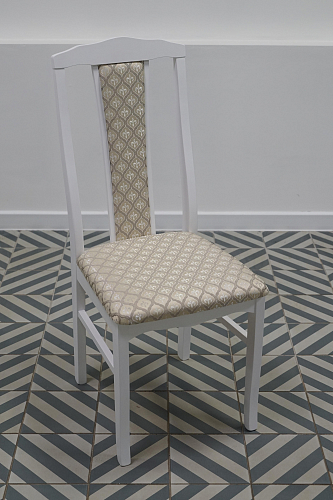 Деревянный стул Гроджин бежевый / орех из шоурума 1