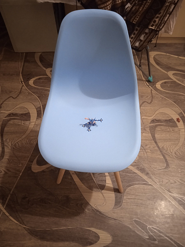 Стул Cindy Eames mod. 001 khaki / natural фото покупателя 221