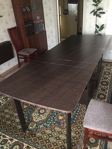 Стол обеденный раздвижной СтК7 дуб молочный фото покупателя 247