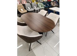 Стол Барон 160 х 90 орех кантри / черный из шоурума 2