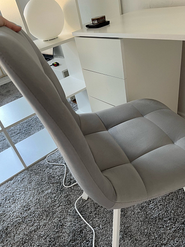 Комплект стульев Чилли 2 шт бежевый / черный фото покупателя 786