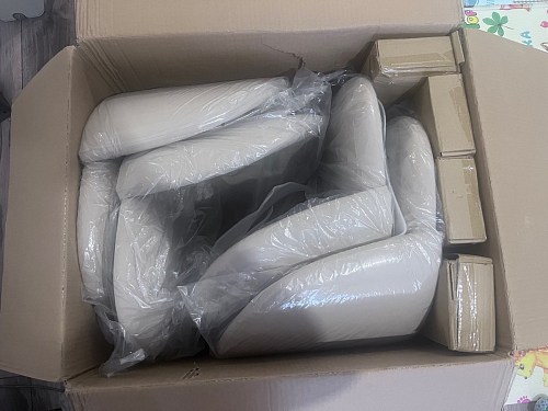 Стул на металлокаркасе Gabi latte / gold / black фото покупателя 610