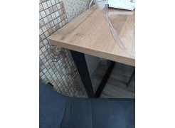 Стол Лота Лофт 140 25 мм черный матовый / бетон фото покупателя 454