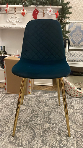 Стул на металлокаркасе Dabl wine red фото покупателя 37