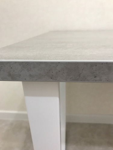 Стол Лота Лофт 120 32 мм бетон / черный матовый фото покупателя 55