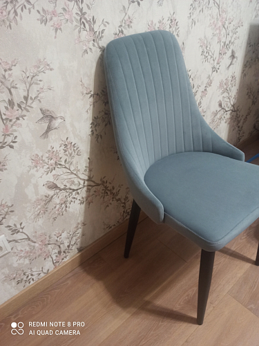 Стул на металлокаркасе Kora green / black фото покупателя 78