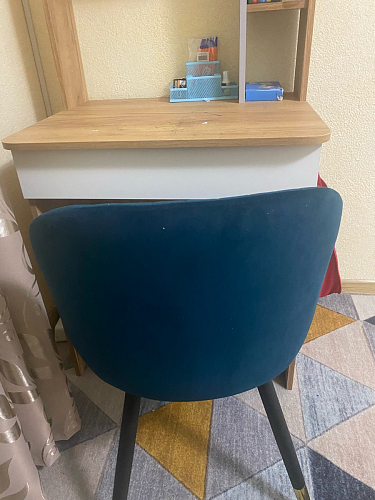 Стул на металлокаркасе Gabi latte / gold / black фото покупателя 82