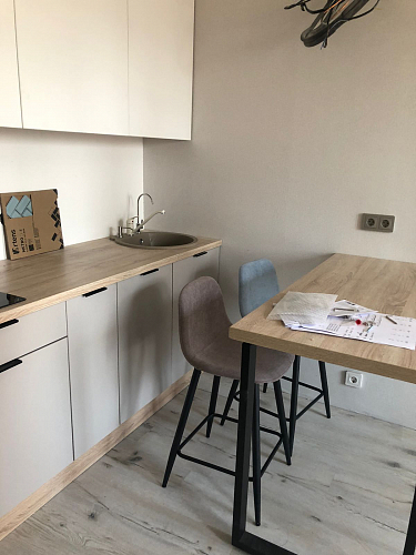 Полубарный стул 350S голубой TD3052-4 / черный фото покупателя 1