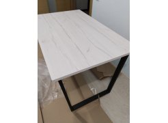 Деревянный стол Лота Лофт 120(160)х75 черный матовый / бетон светлый фото покупателя 440