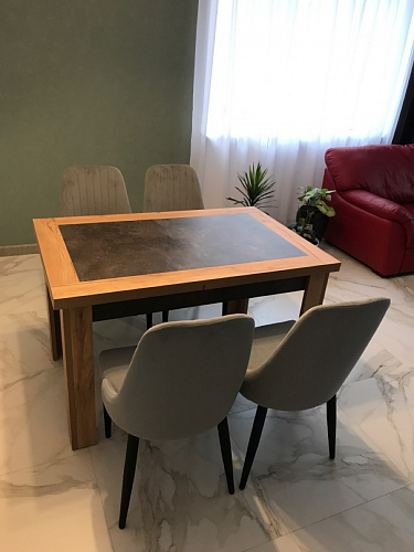 Стул на металлокаркасе Kora gray / black фото покупателя 134