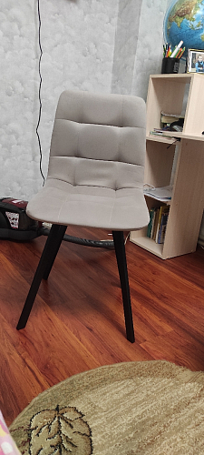 Комплект стульев Чилли 2 шт бежевый / черный фото покупателя 606