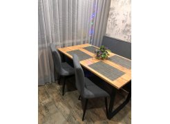 Стол Лота Лофт 120 25 мм сабия / черный матовый фото покупателя 493