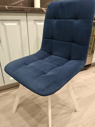 Стул на металлокаркасе Чилли черный / зеленый фото покупателя 924