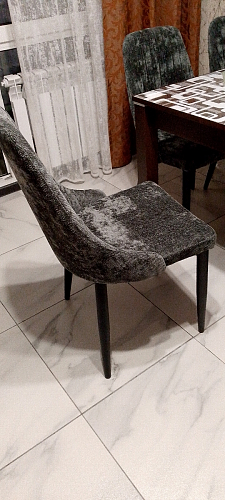 Стул на металлокаркасе Kora light blue / white фото покупателя 385