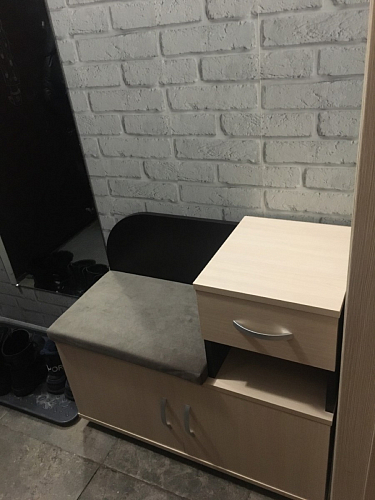 Обувница Аврора дуб млечный / венге фото покупателя 137