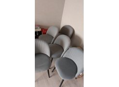 Стул на металлокаркасе Gabi 1 light purple / black фото покупателя 88