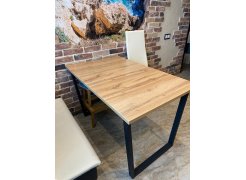 Стол Лота Лофт 140 25 мм черный матовый / бетон фото покупателя 913