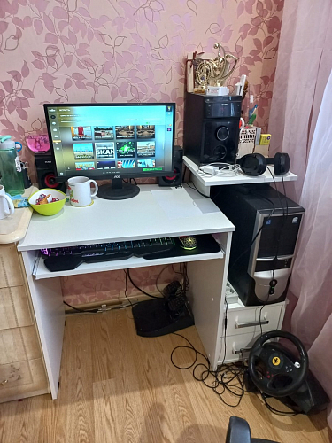 Стол компьютерный Джаз-24 правый венге фото покупателя 26