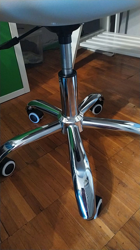 Компьютерное кресло Kolin с подушкой clear / white фото покупателя 29