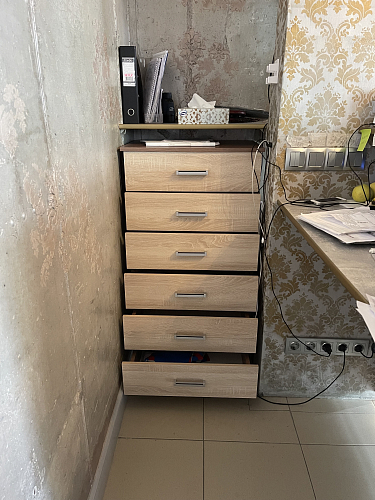 Комод Катрин 4 венге / дуб молочный фото покупателя 12