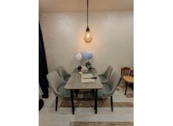 Стул на металлокаркасе Kora gray / black фото покупателя 341