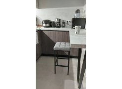 Барный стул Лофт кожзам d1 / черный матовый фото покупателя 294