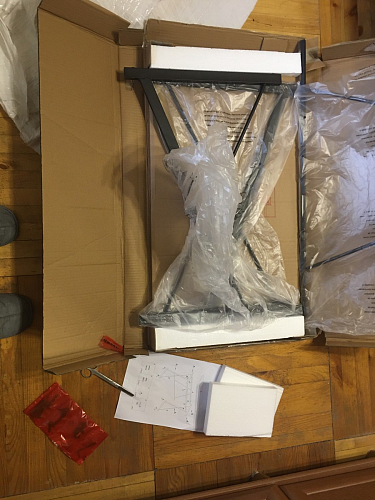 Письменный стол Wd-09/Вд-09 concrete/серый цемент фото покупателя 3