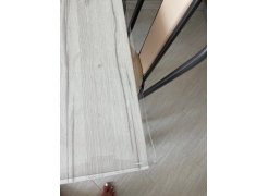 Деревянный стол Барон О 180 х 90 белая пленка шагрень / черный фото покупателя 37