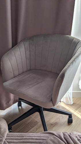 Компьютерное кресло Тибо сиреневый фото покупателя 24