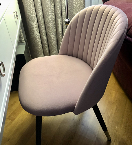 Стул на металлокаркасе Gabi gray / black фото покупателя 897