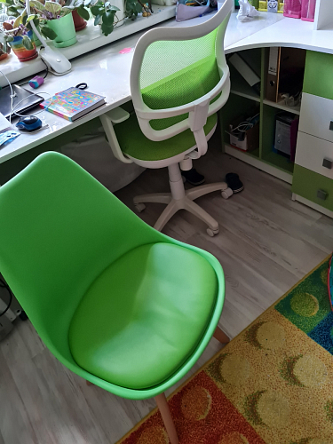 Деревянный стул Bonuss green фото покупателя 80