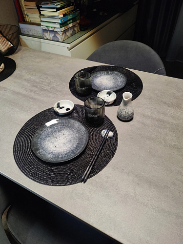 Стол раскладной Лота Лофт 120 25 мм юта / черный матовый фото покупателя 296