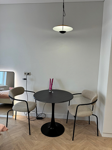 Стол Тулип 90х73 дуб вотан / белый фото покупателя 20