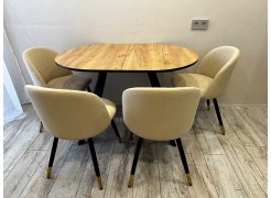 Стул на металлокаркасе Gabi green / black фото покупателя 550