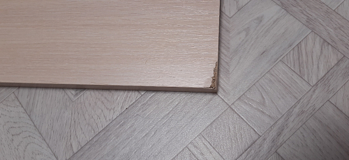 Стол письменный Kiwi дуб молочный  - Уцененный экземпляр фото покупателя 55