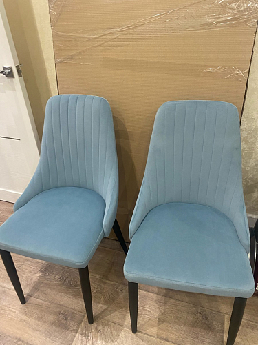 Стул на металлокаркасе Kora gray / black фото покупателя 17