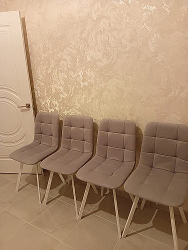 Комплект стульев Чилли 4 шт темно-серый / черный фото покупателя 422