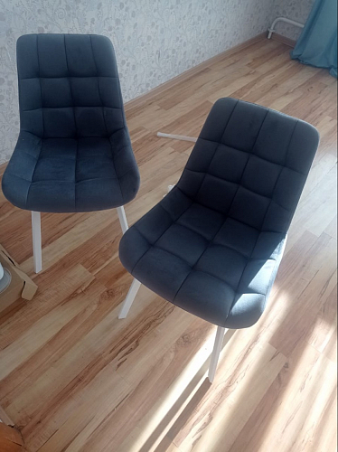 Стул на металлокаркасе Челси велюр коричневый / черный каркас фото покупателя 84