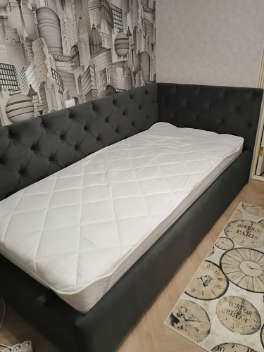 Наматрасник топпер 90х200 белый фото покупателя 2