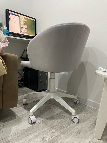 Компьютерное кресло Пард экокожа белый фото покупателя 214